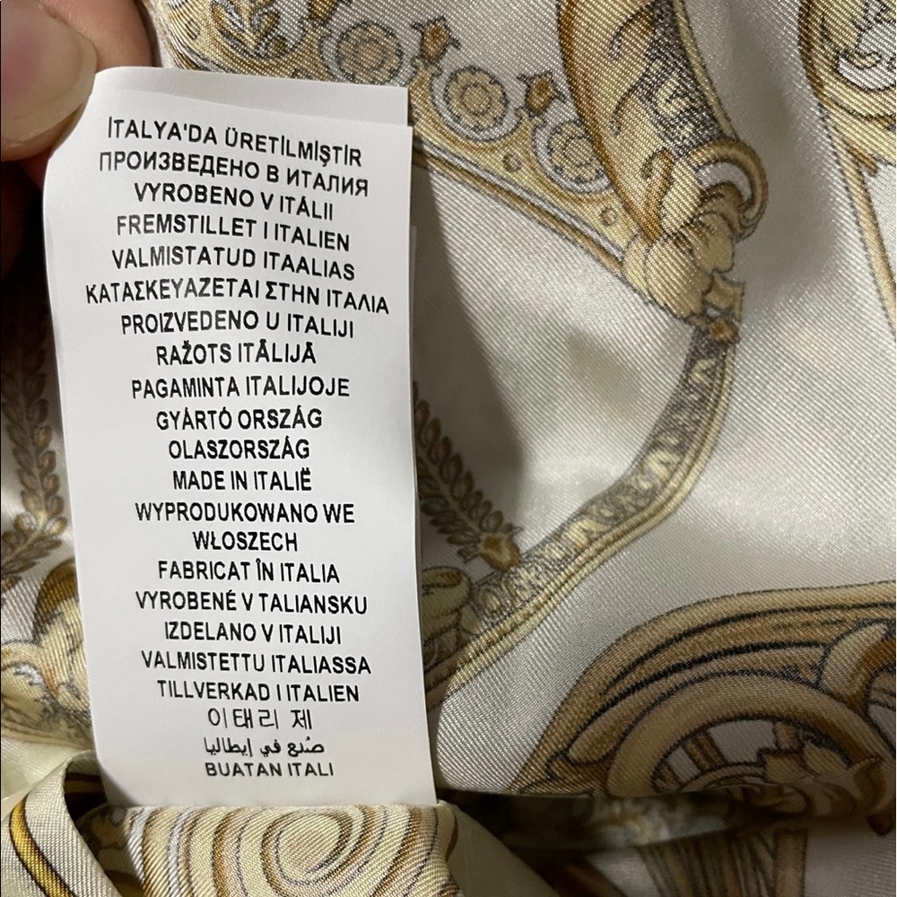 Versace Baroque Silk Shirt - Picture 4 of 5